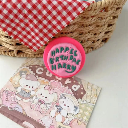 Cute Pink Magnetic Grip Stand for iPhone 17 | MagSafe Smart Holder Tok