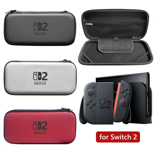 Slim Waterproof Travel Case for Switch 2 (2025) – EVA Hard Shell Storage Bag