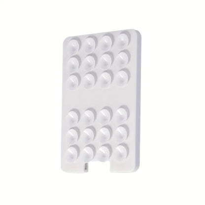 Silicone Suction Cup Phone Holder with Card Wallet for iPhone and Android Selfies