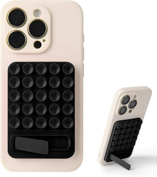 Foldable Silicone Suction Phone Holder for Mirror & Shower