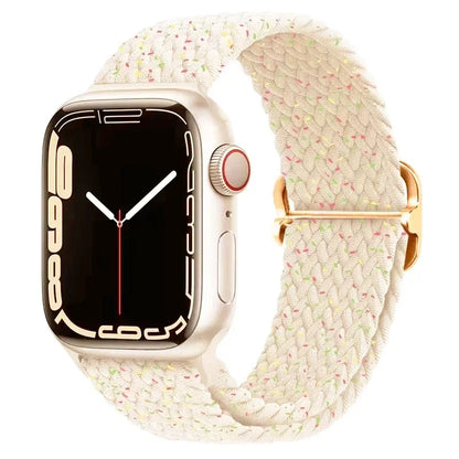 Braided Solo Loop for Apple Watch Ultra 2 & Series 10–3 SE Elastic Band