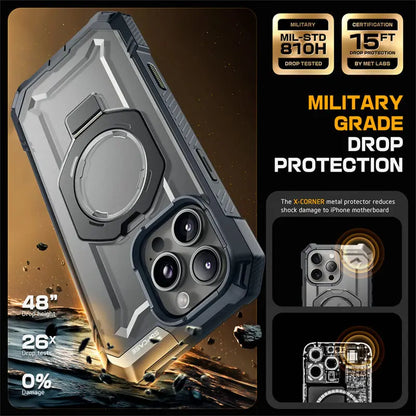 SUPCASE UB Grip Rugged Magnetic Stand Case w/ Camera Button for iPhone 16 Pro Max