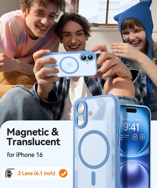 Magnetic Armor Shockproof Case for iPhone 16 15 Pro Max | MagSafe Compatible
