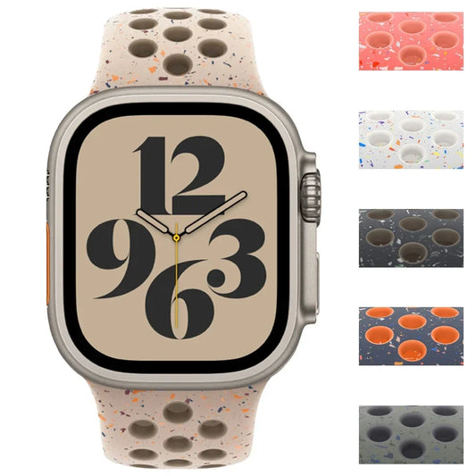 Silicone Strap for Apple Watch Ultra2 49/45/44/42/41/40/38mm Sport Wristband Band