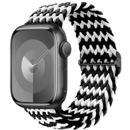Braided Solo Loop for Apple Watch Ultra & Series 10–3 SE Elastic Band