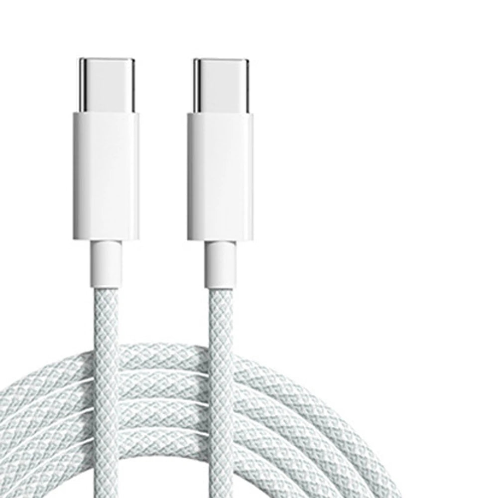60W 6A USB-C to USB-C Fast Charging Cable – Data & Power for iPhone 15/16 & Android