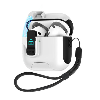 Magnetic Latch Case with Lanyard for iPhone 4/3/2/1 Pro & Wireless Earphones