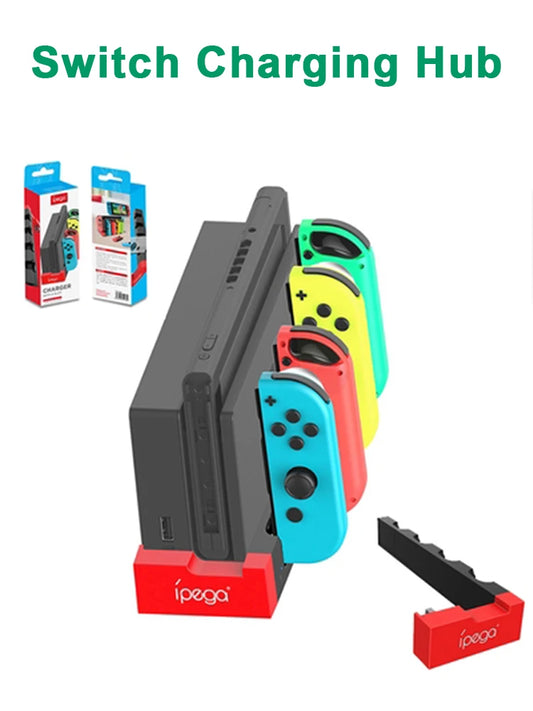 Joy-Con Charging Dock Station Hub for Nintendo Switch with USB Support