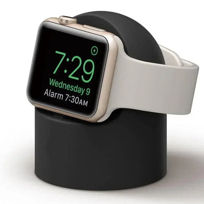 Silicone Charger Stand for Apple Watch Ultra 8 SE2 7 6 5 4 3 Nightstand