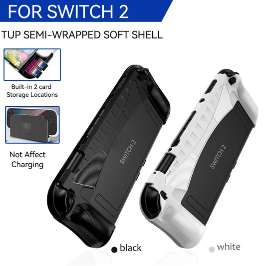 Upgraded TPU Grip Protective Case for 2025 Switch 2 Console Accessories