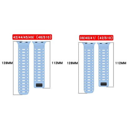 Magnetic Silicone Strap for Apple Watch Ultra 2 & Series 10–7 SE 42–49mm Band