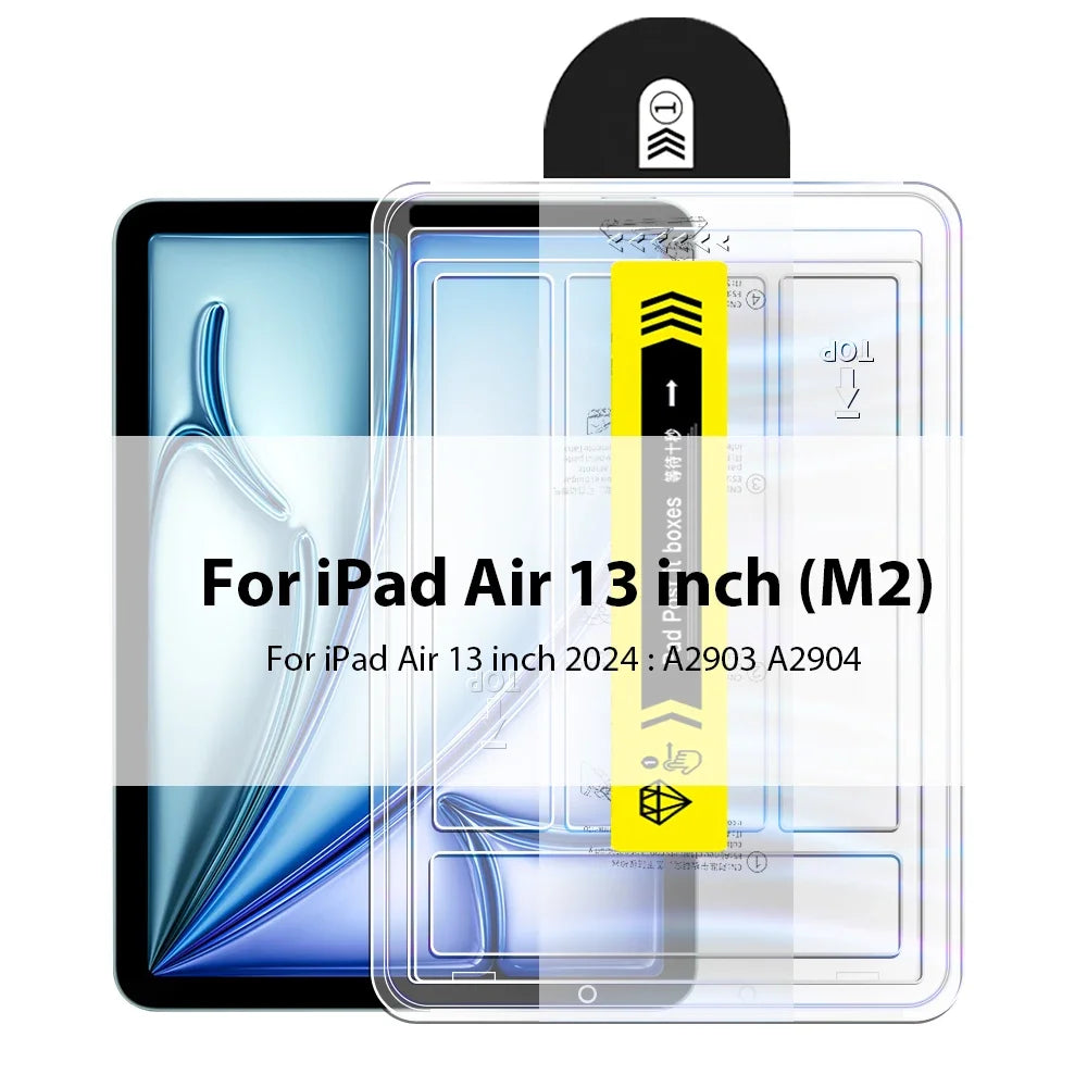 Tempered Glass Screen Protector For iPad Air Pro Mini 13 12.9 11 10 9 8 7
