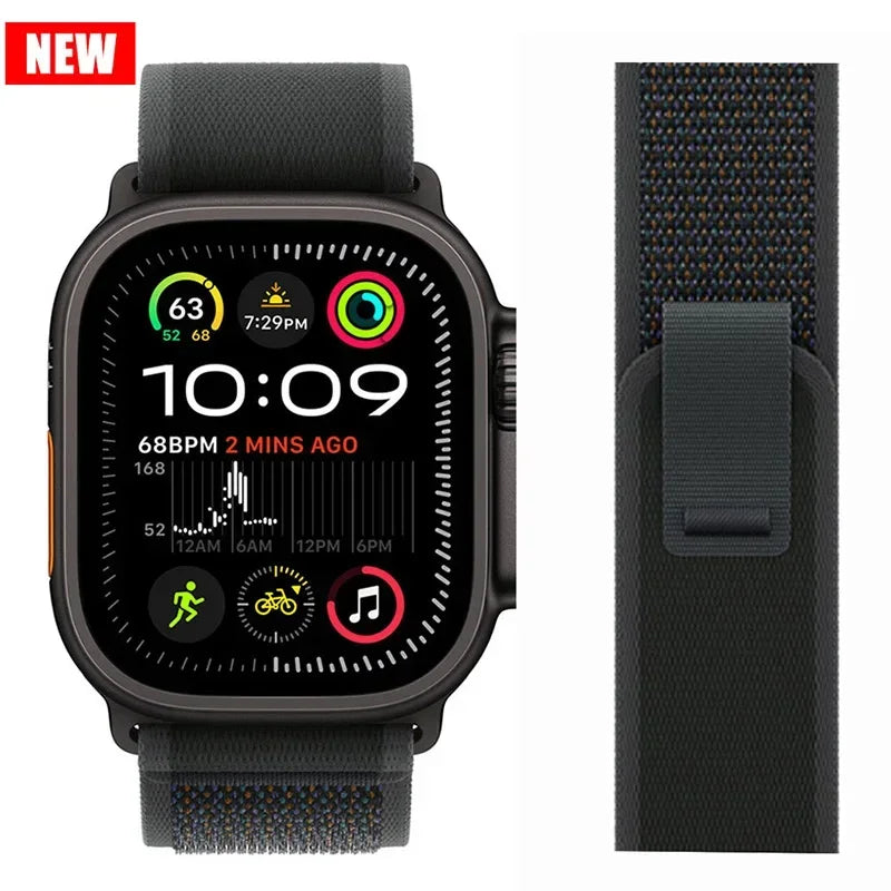 Trail Loop Band for Apple Watch Ultra 2 49mm Series 10 9 8 7 6 SE Sport