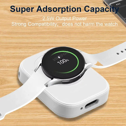 Magnetic Type-C Wireless Charger for Samsung Galaxy Watch Ultra/7/6/5/4/3