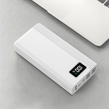 40000mAh Large Capacity Power Bank with LED Display, 4 Outputs & 3 Inputs