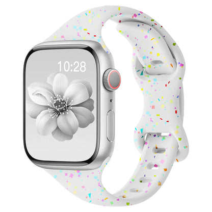 Slim Silicone Band for Apple Watch 49/45/44/42/41/40/38mm Series 10–2 SE