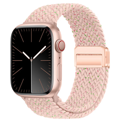 Braided Strap for Apple Watch Ultra 2 & Series 9–3, Magnetic Buckle Band 49–38mm