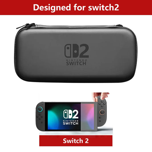 Slim Waterproof Travel Case for Nintendo Switch 2 – Hard Shell Bag 2025
