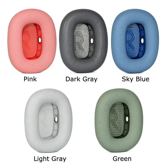 Replacement Memory Foam Leather Ear Pads for Apple AirPods Max Headphones Earmuffs