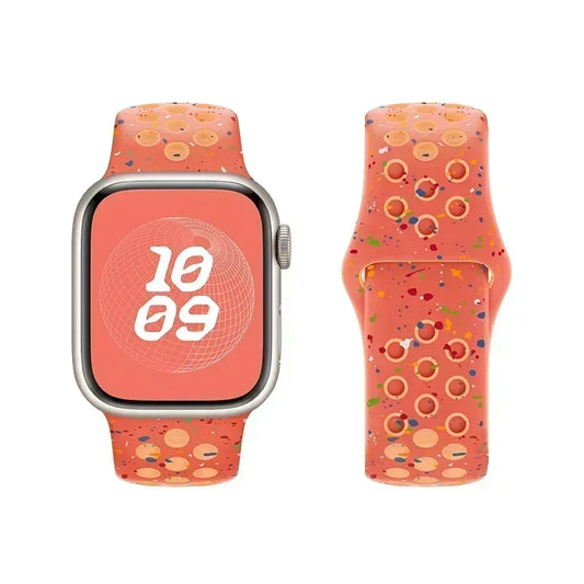 Silicone Sports Watch Strap for Apple Watch Ultra 2/10/9/8/7/6/SE 49–41MM Band