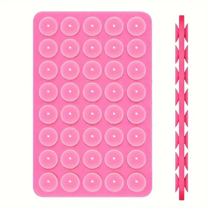 Silicone Suction Phone Case Mount Non-Slip Stand for Selfies & Videos - Mixed Colors