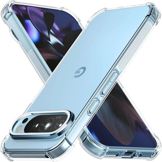 Shockproof Clear TPU Airbag Case for Google Pixel 9 Pro XL / 8A / 8