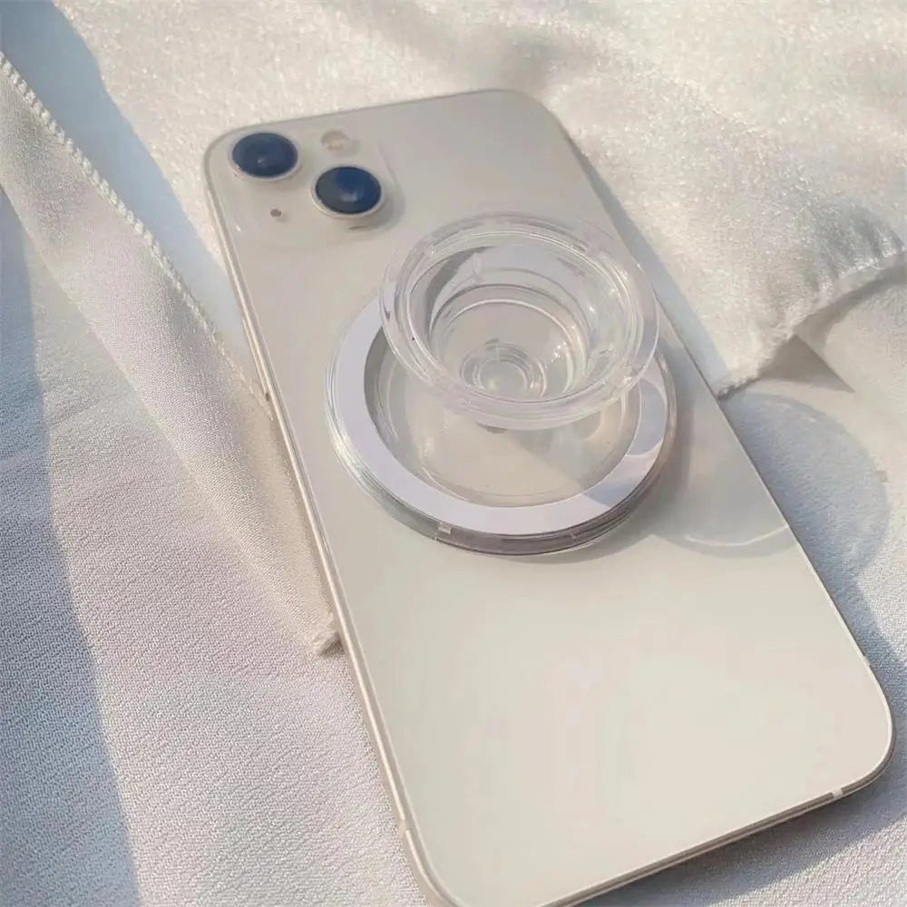 Magnetic Folding Phone Grip Stand Ring Holder for MagSafe iPhone Samsung