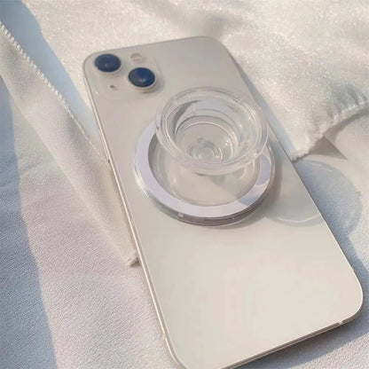 Magnetic Folding Phone Grip Stand Ring Holder for MagSafe iPhone Samsung