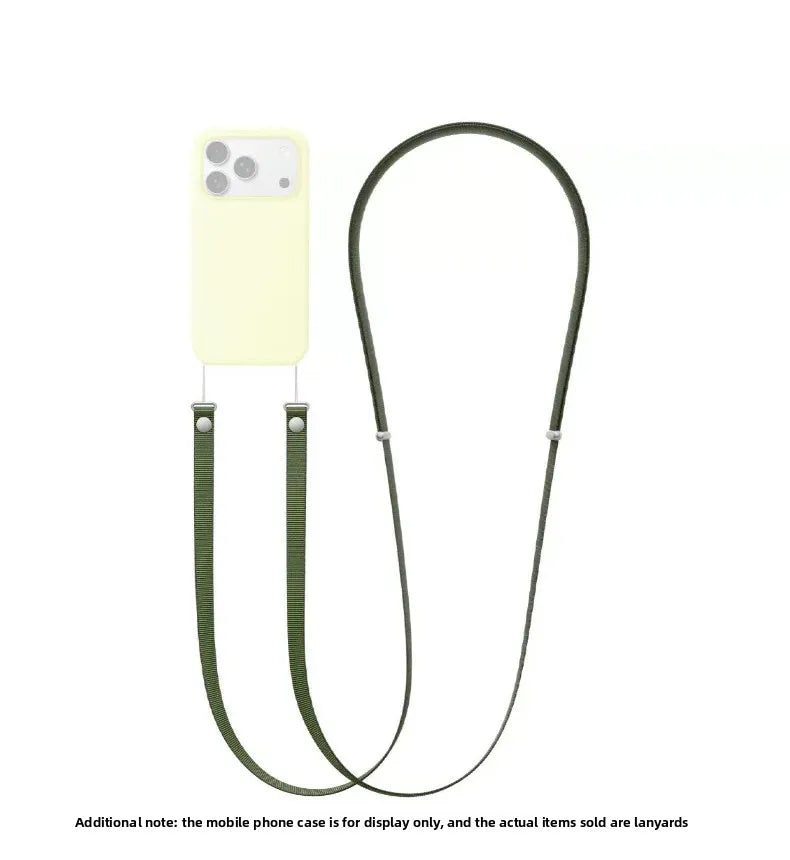 High-End Magnetic Woven Strap for iPhone 17 Series | Crossbody Anti-Loss Lanyard