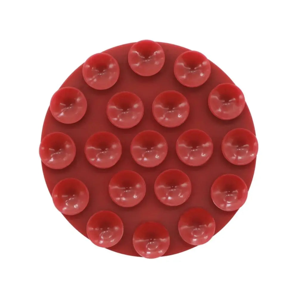 Magnetic Suction Cup Phone Mount for iPhone 15 14 13 12 Silicone Grip Stand