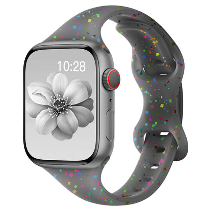 Slim Silicone Band for Apple Watch 49/45/44/42/41/40/38mm Series 10–2 SE