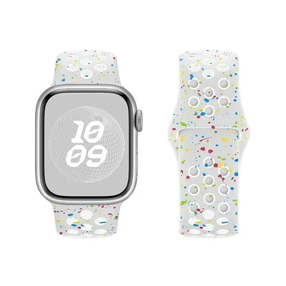 Silicone Sports Strap for Apple Watch Ultra 2 & Series 9–2, 41–49mm Rubber Band