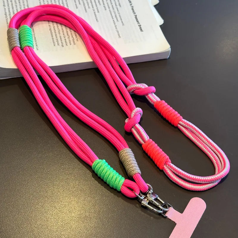 Fashion Knotted Phone Lanyard | Long Crossbody Universal Strap for Cases & Bags