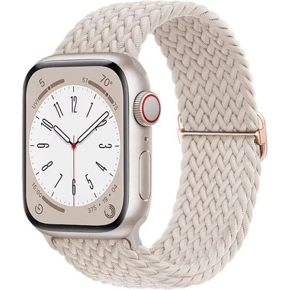 Braided Solo Loop for Apple Watch Ultra 2 & Series 10–3 SE Elastic Band