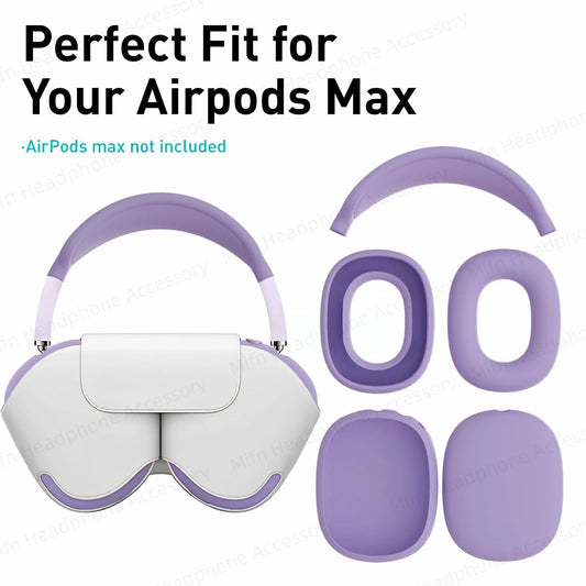 2024 Clear Soft TPU Case for AirPods Max – Ear Cups & Headband Cover