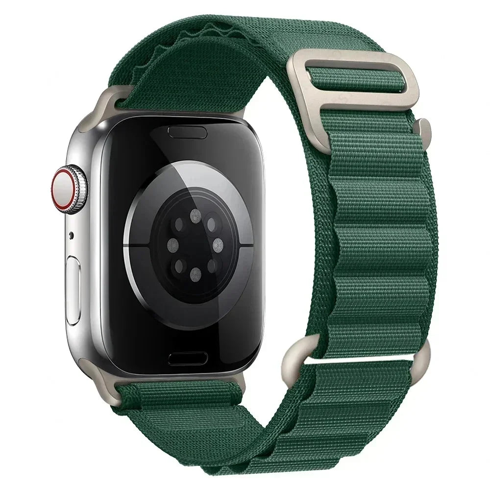 Alpine Nylon Strap for Apple Watch Ultra 2, S10–S3, SE and All Sizes 49–40mm