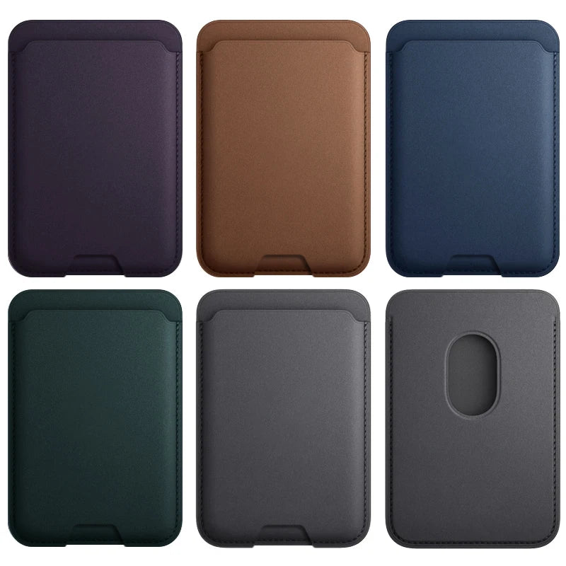 MagSafe Leather Wallet Case for iPhone 17 16 15 14 13 12 Pro Max Plus w/ Box