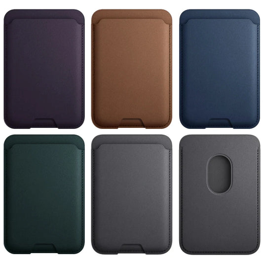 MagSafe Leather Wallet Case for iPhone 17 16 15 14 13 12 Pro Max Plus w/ Box