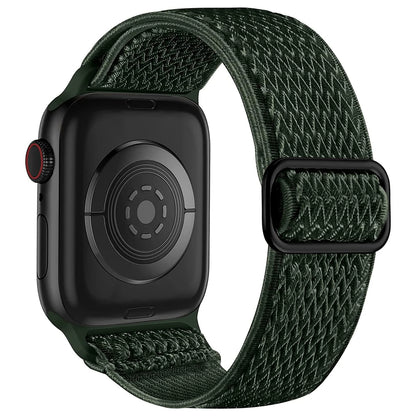 Stretchy Nylon Band for Apple Watch Ultra 2 SE Series 9–1 – Soft & Comfortable