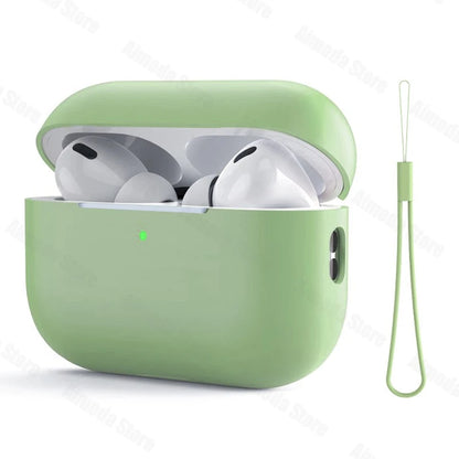 Liquid Silicone Case for AirPods Pro 2/3 – Soft Protective Earphone Cover