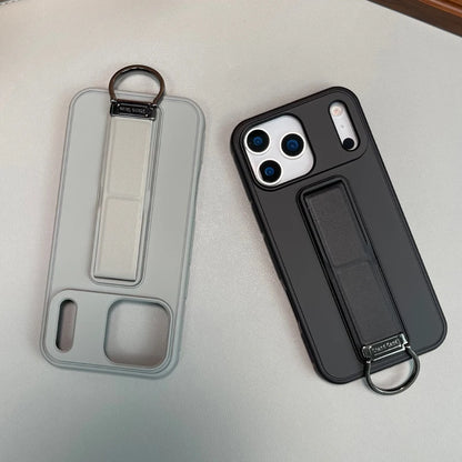 Luxury Matte Metal Ring Stand Phone Case for iPhone 17 Pro Max & Air