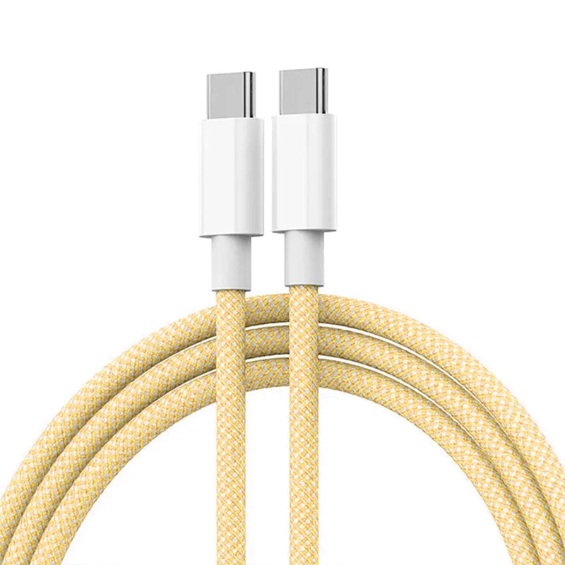 60W USB-C to USB-C Fast Charging Cable – PD Power & Data for iPhone & Android