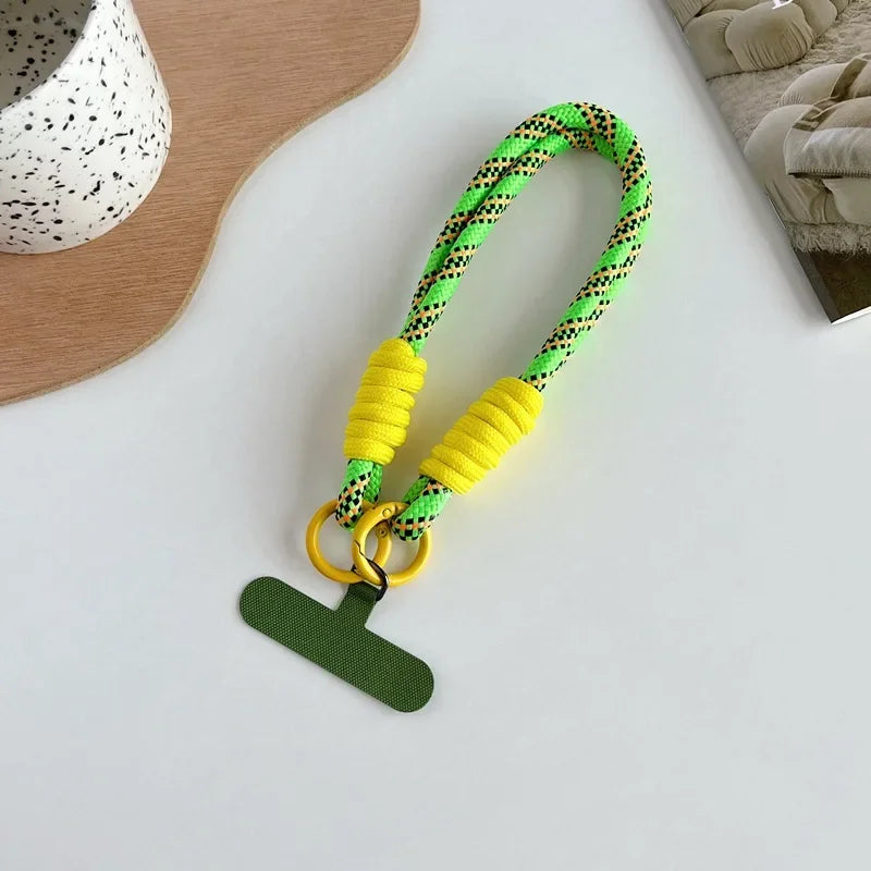 Twist Rope Phone Lanyard | Fashion Wrist Strap Anti-Loss Hanging Pendant