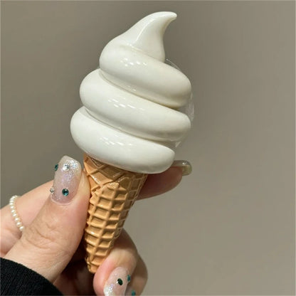 Cute 3D Ice Cream Folding Finger Ring Holder - Phone Grip & Stand
