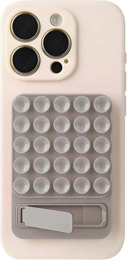 Foldable Silicone Suction Phone Holder for Mirror & Shower