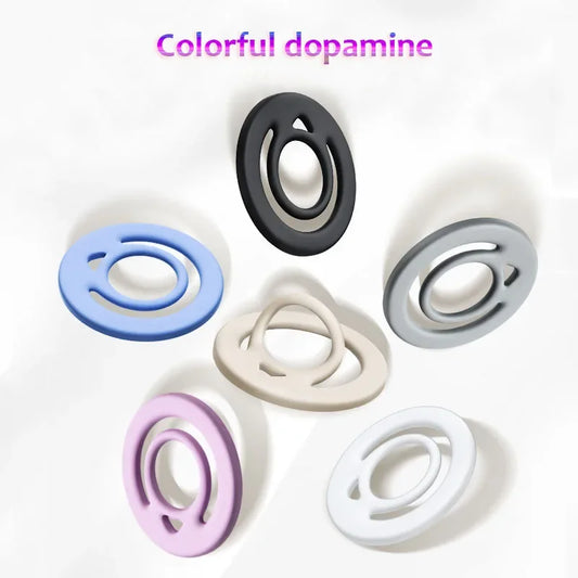 Magnetic Phone Ring Holder for iPhone 12–16 MagSafe Grip Stand Samsung Accessory