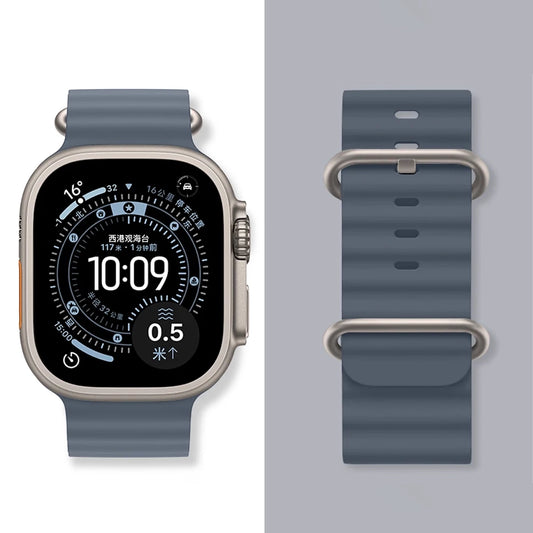 Ocean Band for Apple Watch Ultra 3/2 & Series 11–5 SE Sport Strap