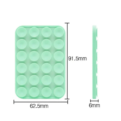 Silicone Suction Cup MagSafe Phone Holder for iPhone 12 13 14 15 16 17 Wall Mount