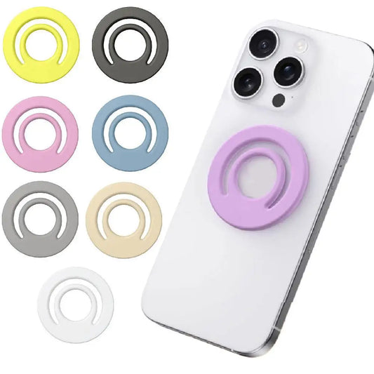 iPhone Magnetic Back Sticker Holder Silicone Phone Stand & Grip
