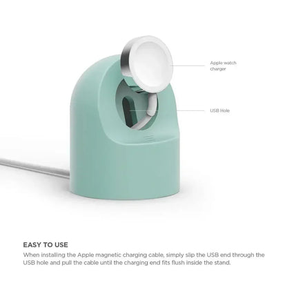 Silicone Charger Stand for Apple Watch Ultra 8 SE2 7 6 5 4 3 Nightstand